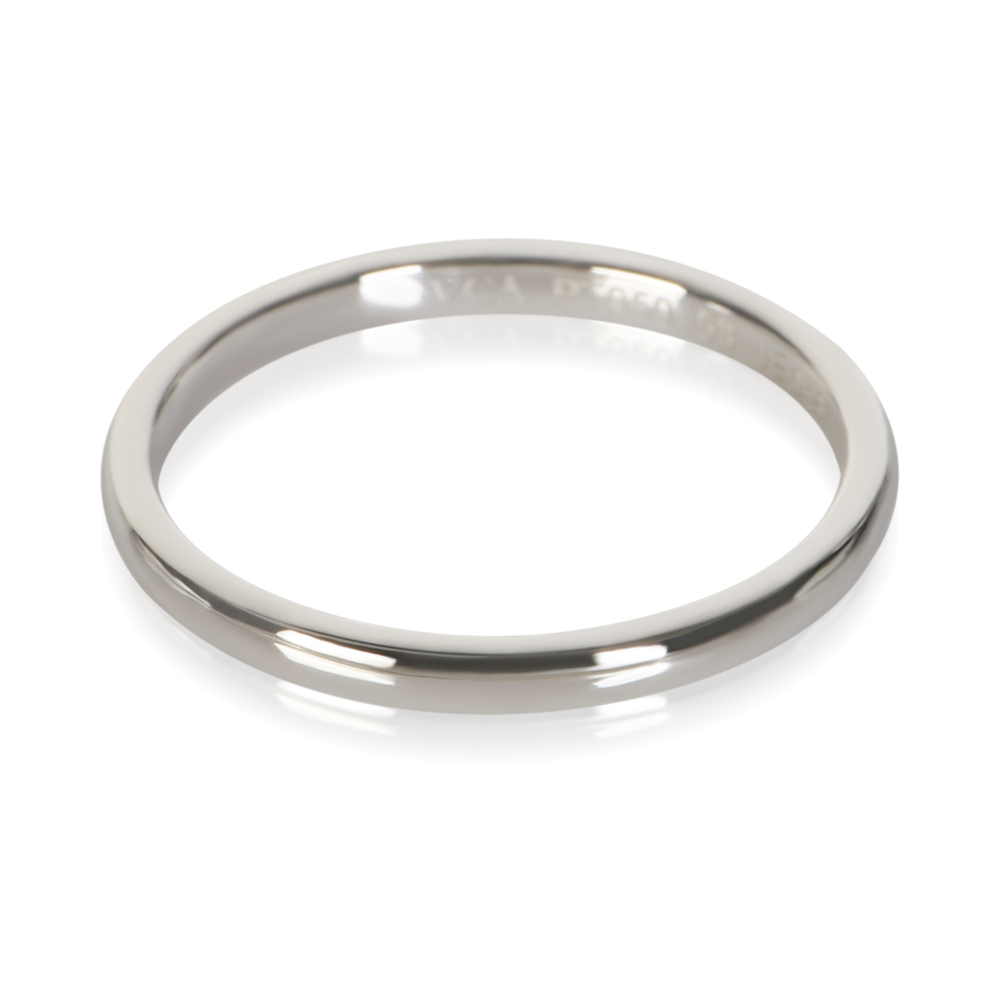 Van Cleef & Arpels Platinum Tendrement 2mm Band